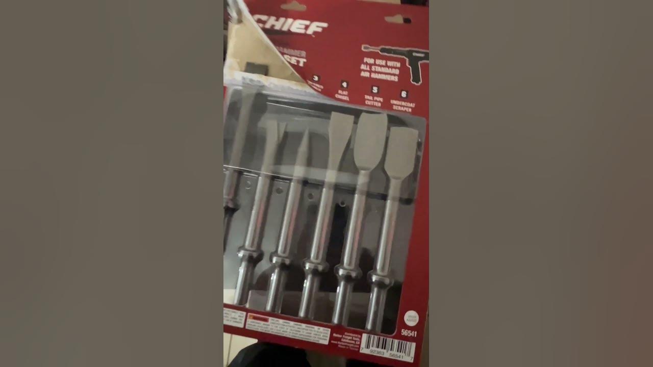  15 harbor freight air chisel is a beast youtube