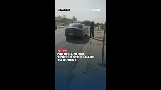 Bodycam video shows arrest on drug, gun charges after traffic stop