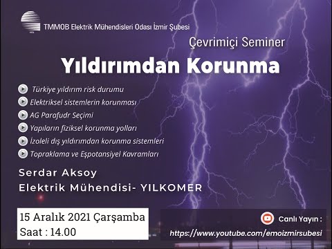 Çevrimiçi Seminer: Yıldırımdan Korunma