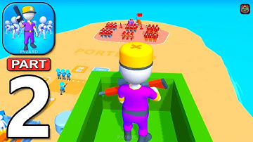 Army War Camp Battle Game - Gameplay Walkthrough Part 2 Stickman Army Commander (Android,iOS)