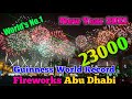 World Record Fireworks Abu Dhabi Al Wathba