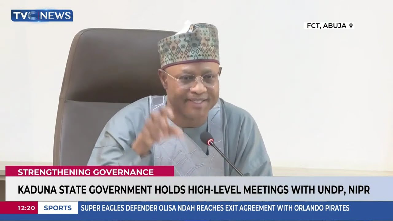 Kaduna State Govt Holds High-Level Meetings With UNDP, NIPR