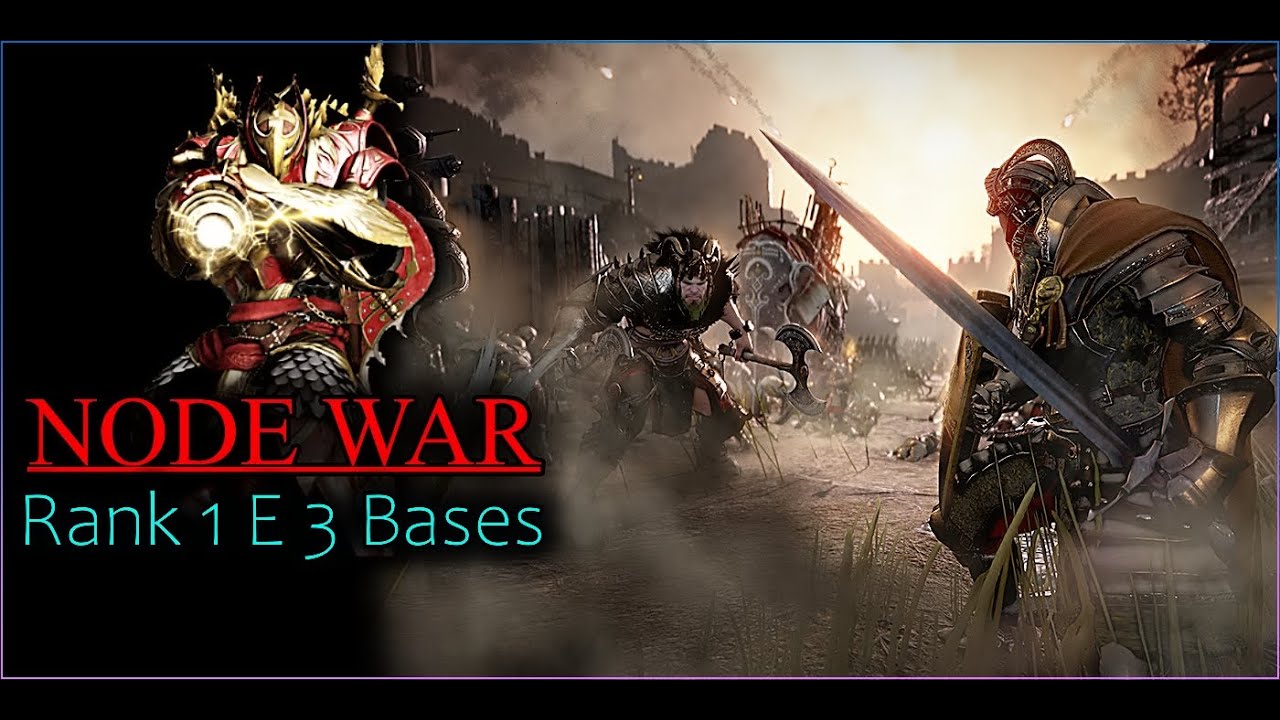 [BLACK DESERT MOBILE] Node War, rank 1 e 3 bases! - YouTube