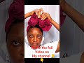 how to tie simple party , church gele/rose gele that speaks volume #churchgele #partygele #rosegele