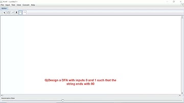 Design a DFA with inputs 0,1 such that the string ends with 