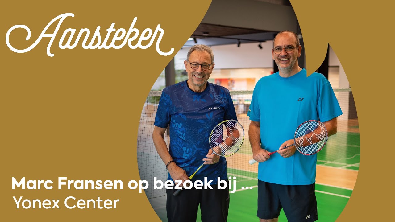Marc Fransen op bezoek bij ... Yonex Center - YouTube