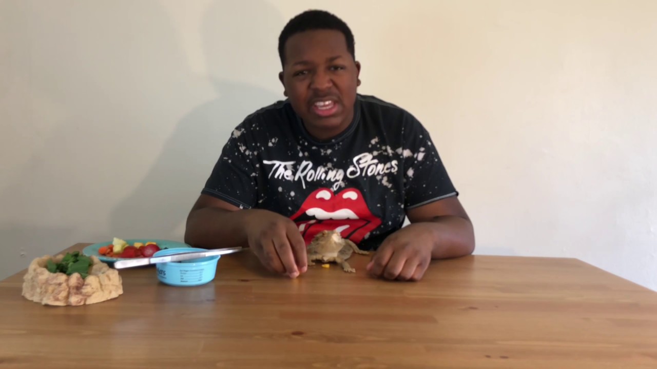 lizard skin grips Bearded dragon mukbang (DID I EAT IT)?