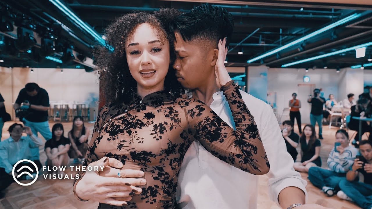 David & McKenzie - Bachata Demo | Dicelo - Román Ft. Kira Brown