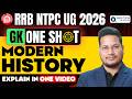 🚂 RRB NTPC UG GK GS 2026 | NTPC GK Modern History Explain in One Shot🔥| Vivek sir
