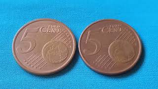 5 Euro Cent Italy And portugais Rare 5 Cent Coins Worth Big Money !
