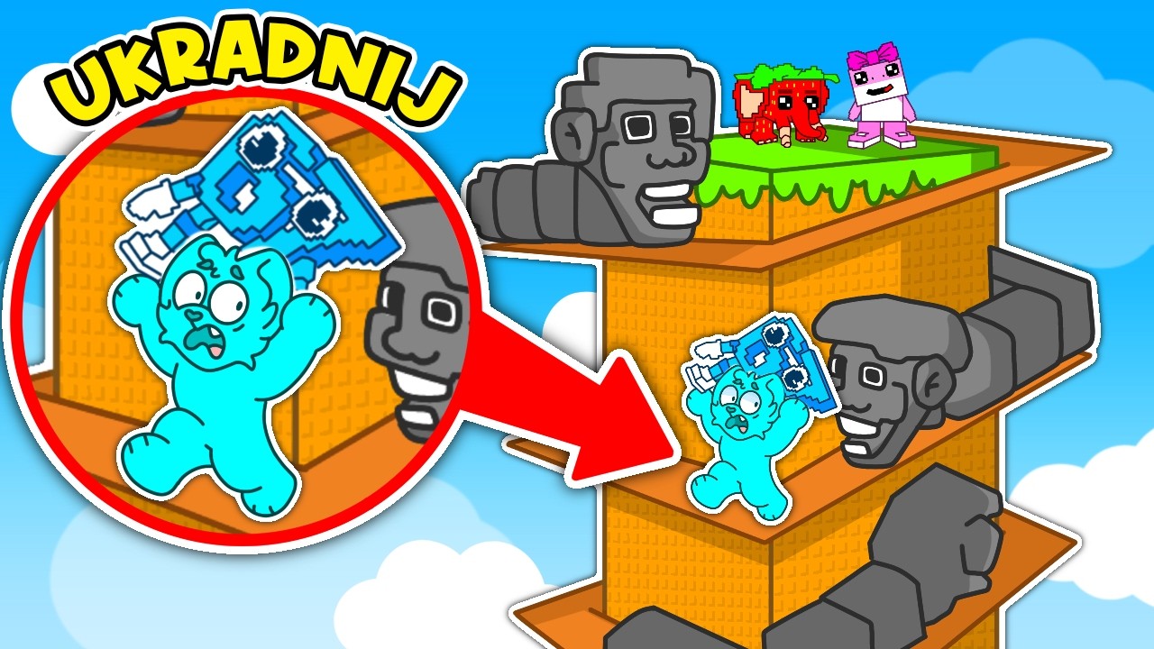 UKRADNIJ BRAINROT z WIEŻY w Roblox 🗼⬆️