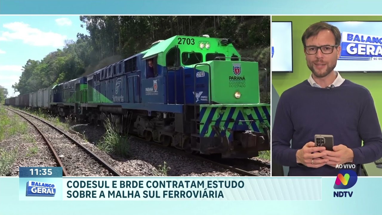Codesul e Brde contratam estudo sobre a malha sul ferroviária