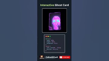 🎯 Interactive Card Animation — HTML, CSS & JS! #Shorts #viral #trending #CodeWithLord