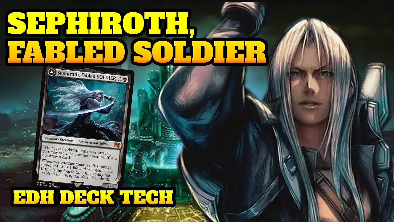 sephiroth mtg final fantasy Sephiroth, Fabled SOLDIER With two ready 2025 Magic The Gathering Final