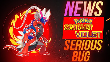 The last Patch 1.2.0 brought serious bugs for players of Pokémon Scarlet and Violet lose save files