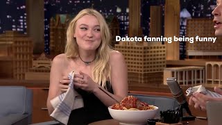 Dakota Fanning being cute for 5 minutes straight
