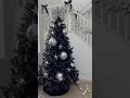Christmas Tree Reveal #christmas#christmasdecor#christmastree#christmastime#blackchristmas#blacktree