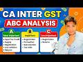 CA Inter GST ABC Analysis (May 2026) | How to Score 35+ in GST | Master GST with this ABC Analysis