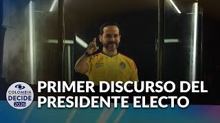 “Voy a gobernar para quienes votaron por mí y quienes escogieron otro candidato”: De la Espriella