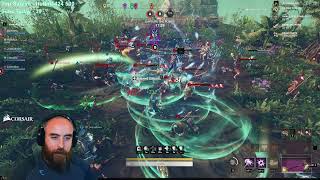 New World: MOST EPIC WAR YET! (Ebonscale Attack) - Great Axe / War Hammer PvP Build screenshot 2