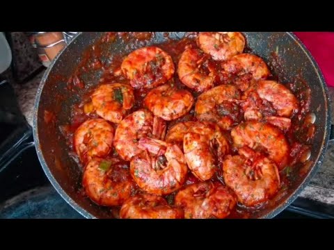 JAMAICAN PEPPER SHRIMP | QUICK AND EASY | MY HUSBAND TASTING PEPPER ...