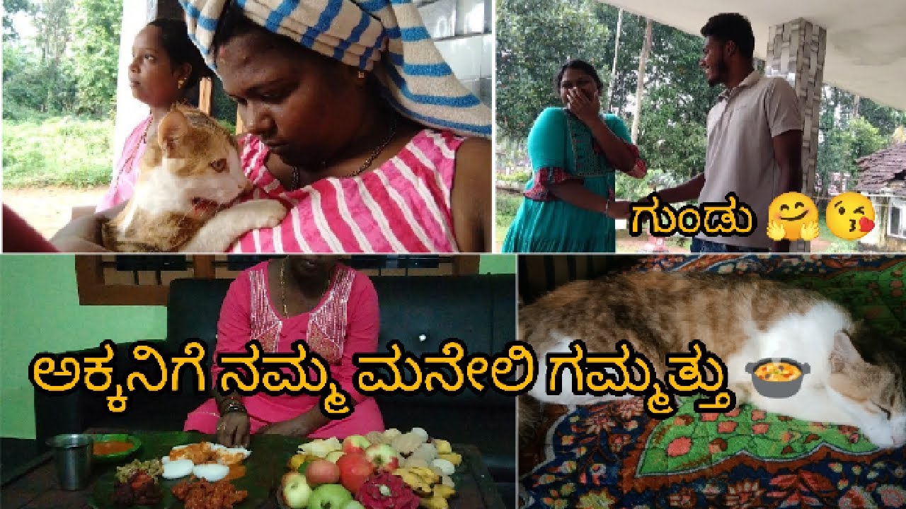 ಅಕ್ಕನಿಗೆ ನಮ್ಮ ಮನೇಲಿ ಗಮ್ಮತು 😋|ಗುಂಡು ಬಂದ್ಲು 😁🤗|#vlog #dailyvlog