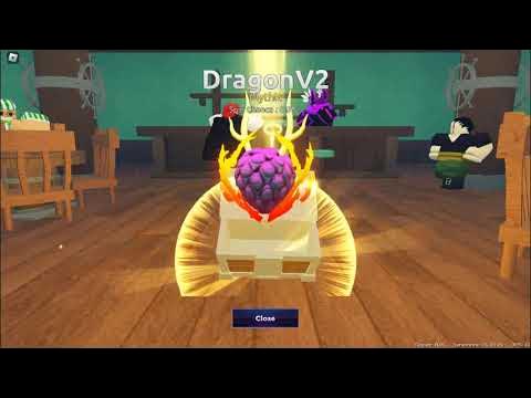 Evolving DRAGON Into DRAGONV2 In Fruit Battlegrounds(ROBLOX