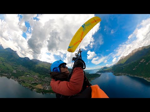 Paragliding full stall