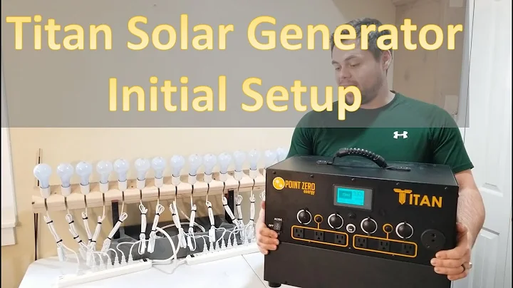 How to Set Up Your Titan Solar Generator