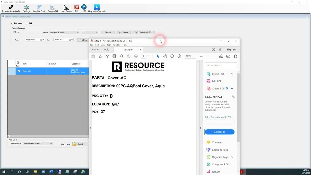 Item Receipts Labels with Bin Values in QuickBooks Enterprise YouTube