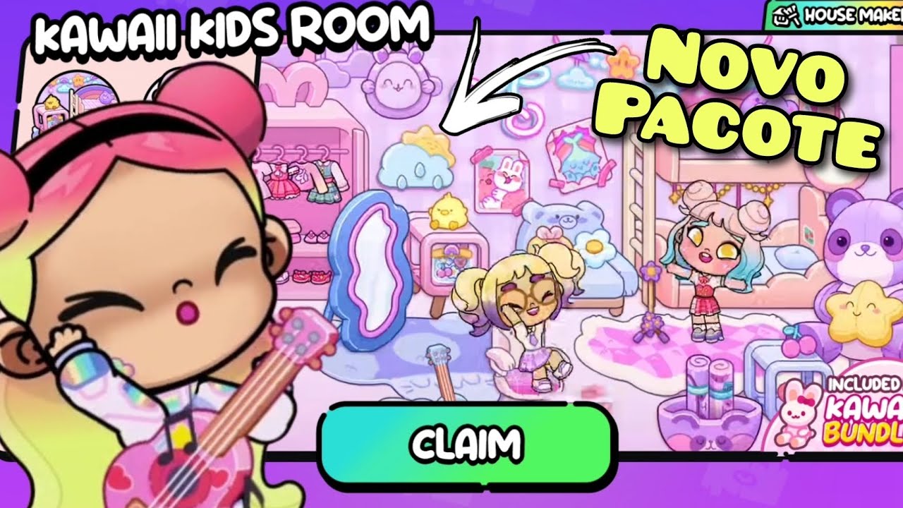 Explore the Kawaii Kids Room Avatar World: Perfect Fantasy Space for Cute Decor and Digital Avatars