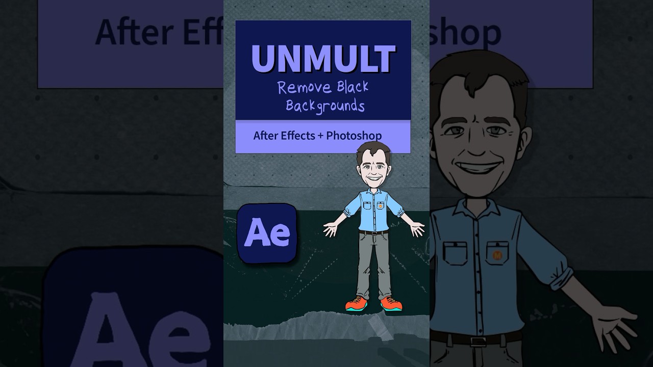 Unmult Effect To Remove Black Backgrounds in After Effects
