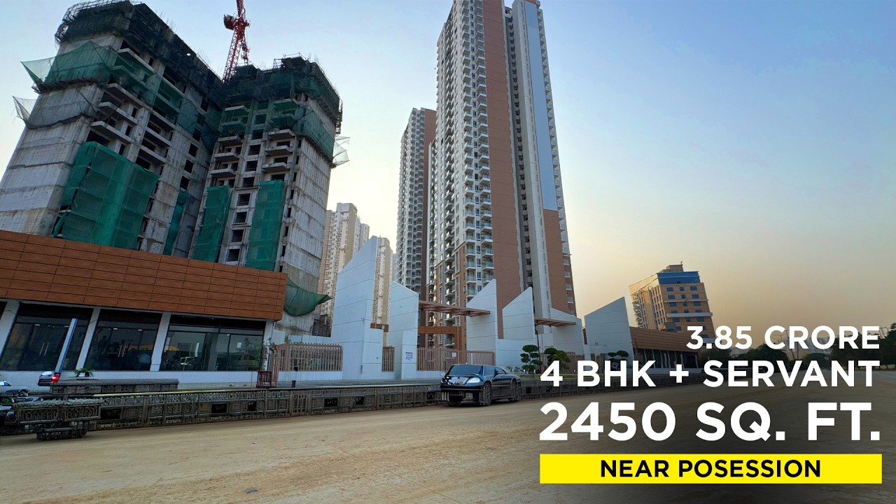Near Possession 4 BHK 2450 Sq.Ft @ ₹3.85 Cr | Dwarka Expressway | 5 Min Delhi | Realty Smartz 067
