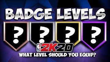 WHAT LEVEL SHOULD I EQUIP MY BADGES? ★ BADGE LEVEL GUIDE ★ PATCH 8 NBA 2K20