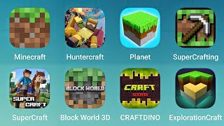 Minecraft, Huntercraft, Planet, SuperCrafting, SuperCraft, Block World 3D, Craftdino, Exploration screenshot 2