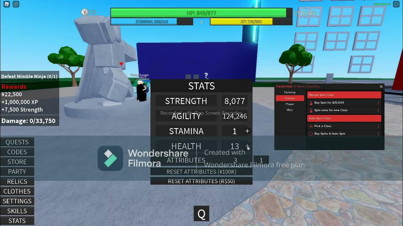 script a hero's destiny pastebin 💥 OP script YouTube