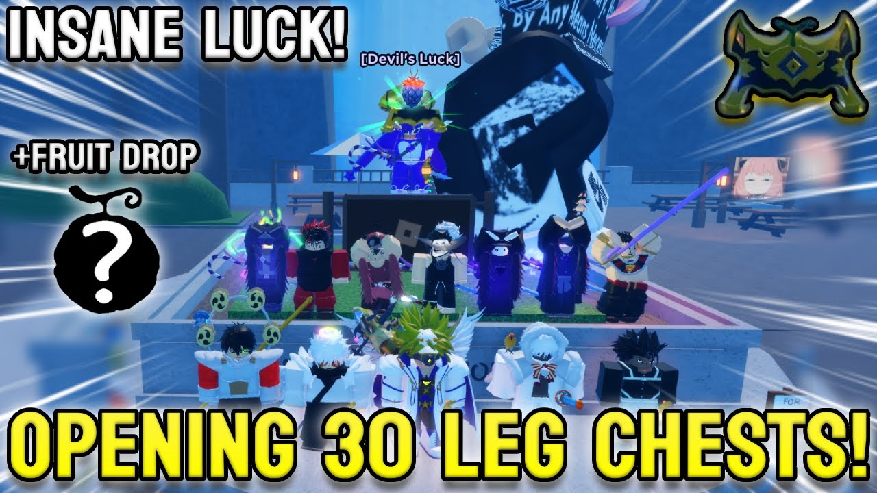 [GPO] OPENING 30+ LEGENDARY CHEST IN WHOLE CAKE UPD!!!