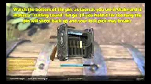 The Elder Scrolls Online  Lockpicking Guide step by step; How to