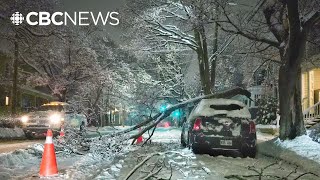 Thousands Without Power, Schools Closed As Snowstorm Hits N.s.