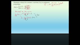 Continuity: Determine Constants of Piecewise Function 3