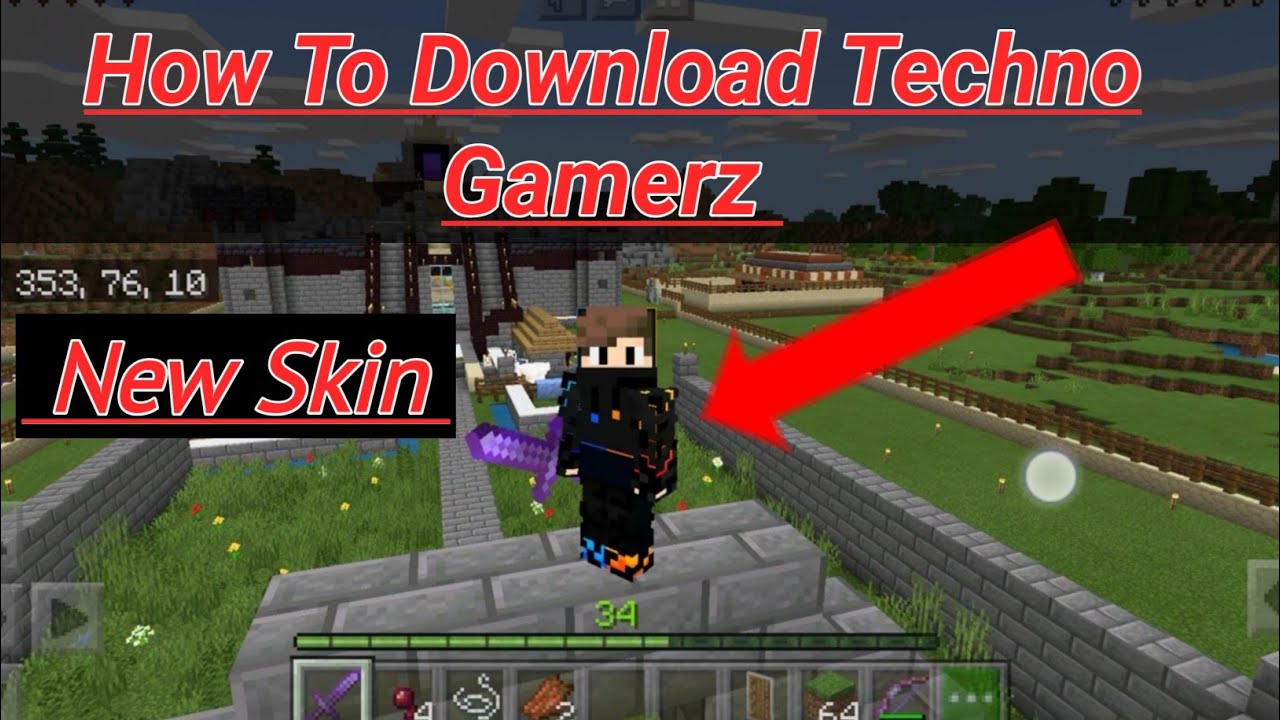 Techno Gamer Minecraft Skin Download