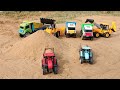 Toy Tractor &amp; Dump Truck Loading Sand Adventure | Video | INDIAN BK TOYS 
