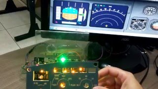 EFIS A320 - Testes iniciais 02