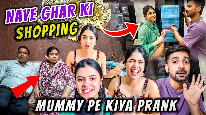 Aj kari yashi ke new ghar ke liye shopping