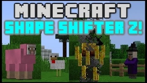 Minecraft: Become Any Mob in the Game! [Shape Shifter Z Mod!]
