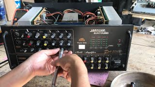 Karaoke Amplifier Jarguar PA-506N has broken resonance due to the potentiometer