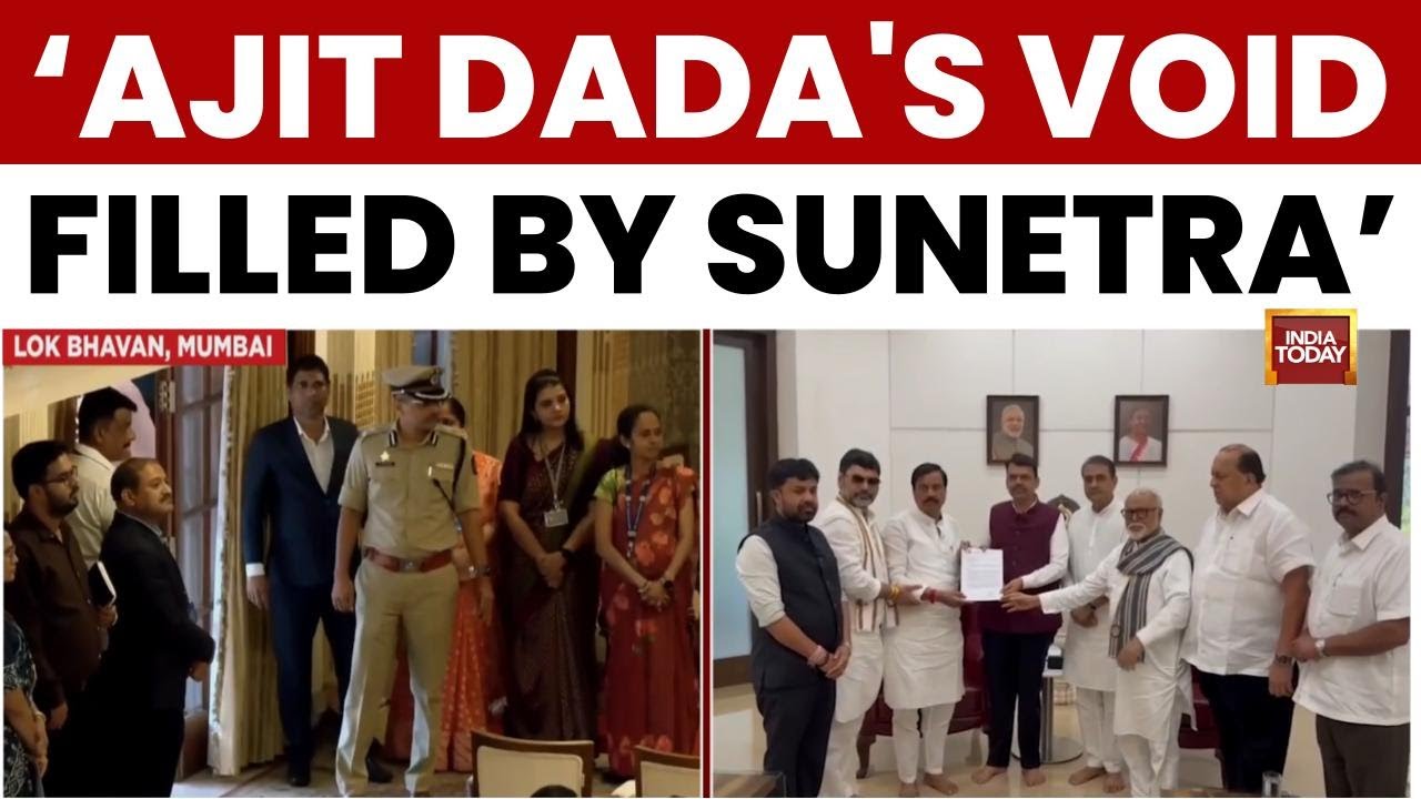 Sunetra Pawar Succeeds Late Husband Ajit Pawar As Maharashtra Deputy CM | India Today