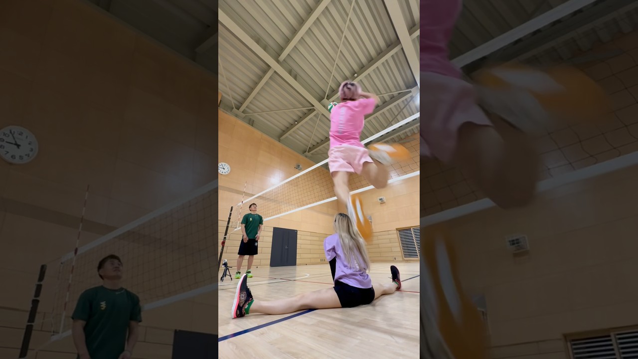 【バレー】バレエとバレー🫣 #wisteria #volleyball #バレーボール#haikyuu #ハイキュー#fypシ #fyp
