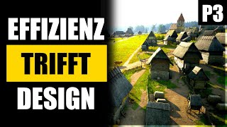 Effizienz und Layout Raute/Achteck Fortschritte🤓Experiment - Let's Play Manor Lords - Part 3