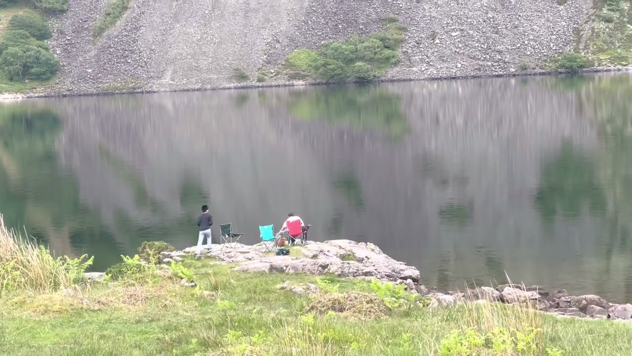 Seascale, Cumbria , a beautiful place in England  June 2022 down in the deep after the peak